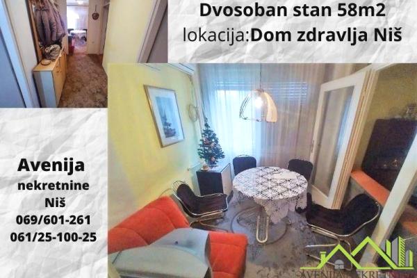 prodaja, stanova,
bulevar-nemanjica-medijana-nis, 337893, dvosoban