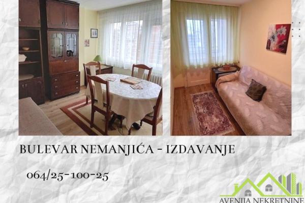 izdavanje, stanova,
bulevar-nemanjica-medijana-nis, 337898, jednoiposoban