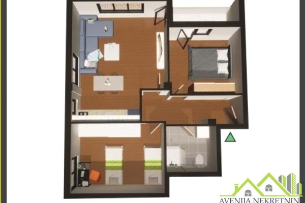 prodaja, stanova,
cair-medijana-nis, 340186, dvoiposoban