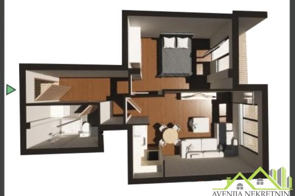 prodaja, stanova,
cair-medijana-nis, 340191, jednoiposoban