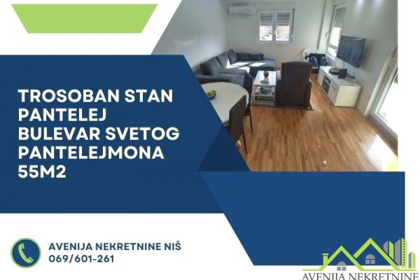 prodaja, stanova,
pantelej-pantelej-nis, 344971, trosoban