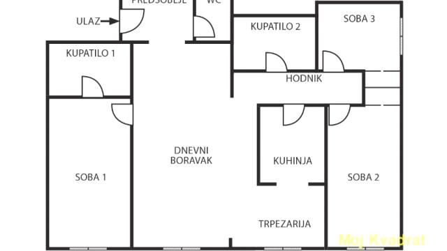 Stan, Troiposoban, Prodaja, 78m2, Naselje Stepa Stepanović, Voždovac, 2. srpske armije