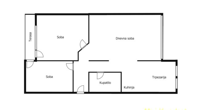 Stan, Trosoban, Prodaja, 69m2, Južni bulevar, Vračar, Gospodara Vučića