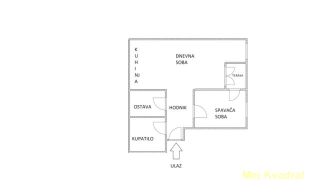 Stan, Jednoiposoban, Prodaja, 46m2, Braće Jerković, Voždovac, Braće Jerković