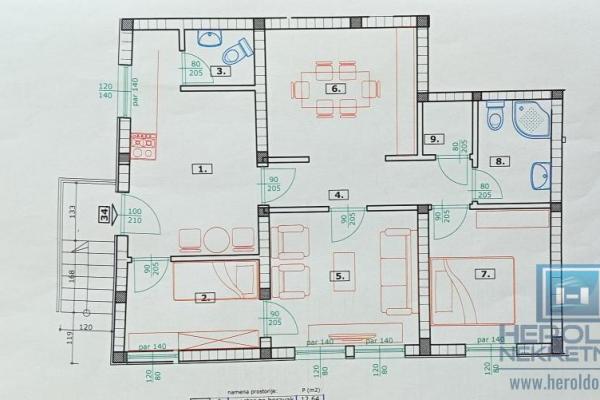 prodaja, stanova,
centar-grad-cuprija, 375630, trosoban
