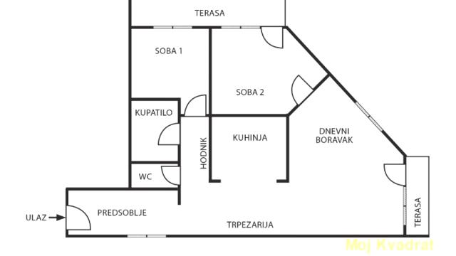 Stan, Trosoban, Prodaja, 72m2, Trošarina, Voždovac, Vojvode Stepe