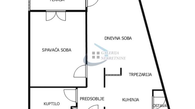 Stan, Dvosoban, Prodaja, 49m2, Karaburma, Palilula, Juhorska