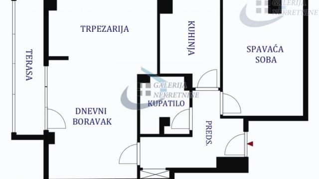 Stan, Dvosoban, Prodaja, 57m2, Konjarnik, Voždovac, Milića Rakića