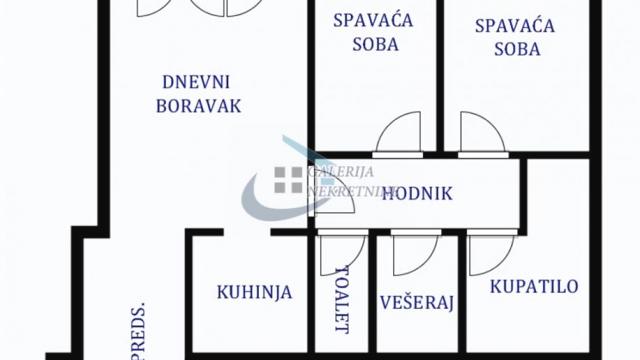 Stan, Trosoban, Prodaja, 64m2, Crveni krst, Vračar, Sazonova