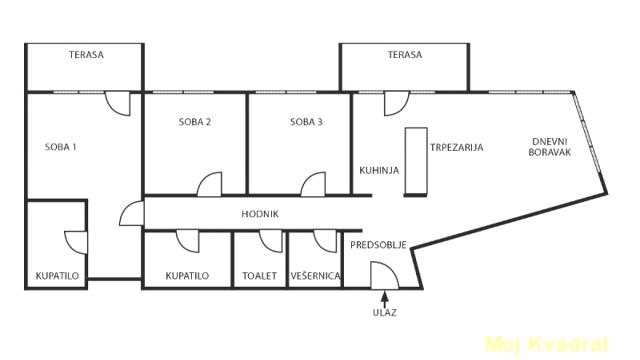 Stan, četvorosoban, Prodaja, 118m2, Beograd na vodi, Savski venac, Bulevar Vudroa Vilsona