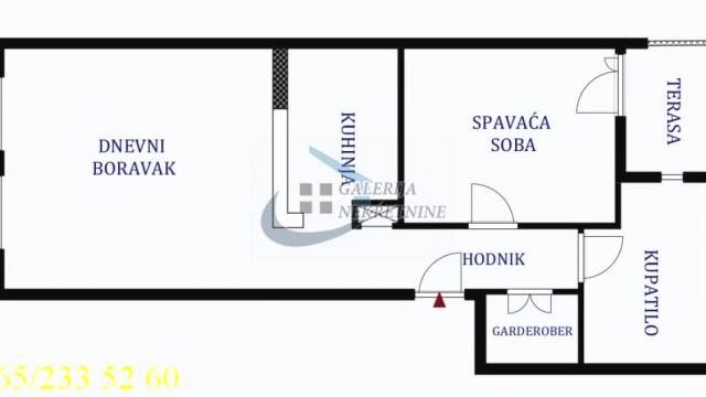 Stan, Dvosoban, Prodaja, 50m2, Hadžipopovac, Palilula, Primorska