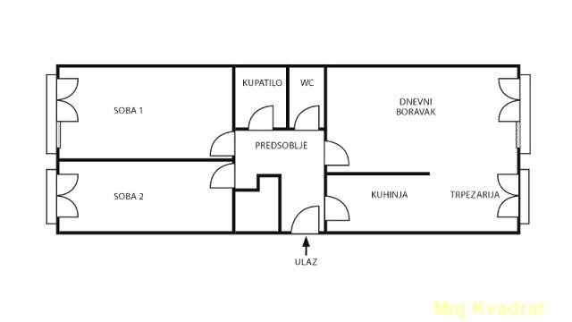 Stan, Trosoban, Prodaja, 70m2, Autokomanda, Voždovac, Vitanovačka