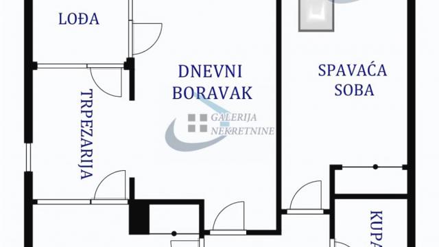Stan, Dvosoban, Prodaja, 56m2, Banjica, Voždovac, Crnotravska