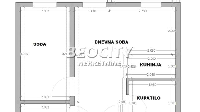 Stan, Jednoiposoban, Prodaja, 36m2, Kneževac, Rakovica, Mome Stanojlovića