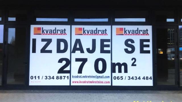 Poslovni prostor, Izdavanje, 270m2, Tošin bunar, Novi Beograd, Bulevar heroja sa Košara