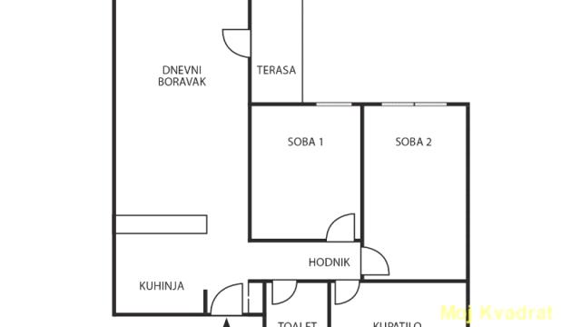 Stan, Trosoban, Prodaja, 69m2, FON - Bilećka, Voždovac, Bilećka