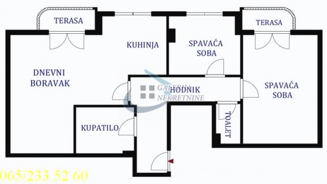 Stan, Trosoban, Prodaja, 72m2, Vukov Spomenik, Zvezdara, Držićeva