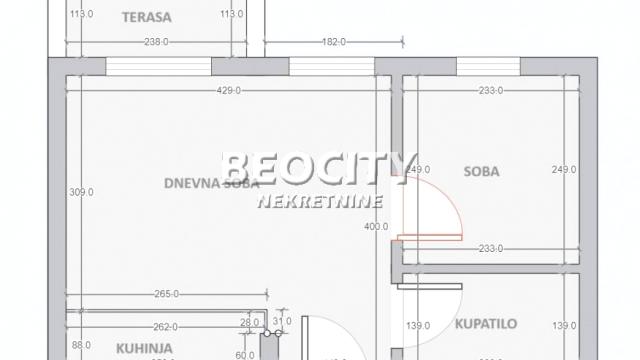 Stan, Jednoiposoban, Prodaja, 31m2, Kneževac, Rakovica, Mome stanojlovica