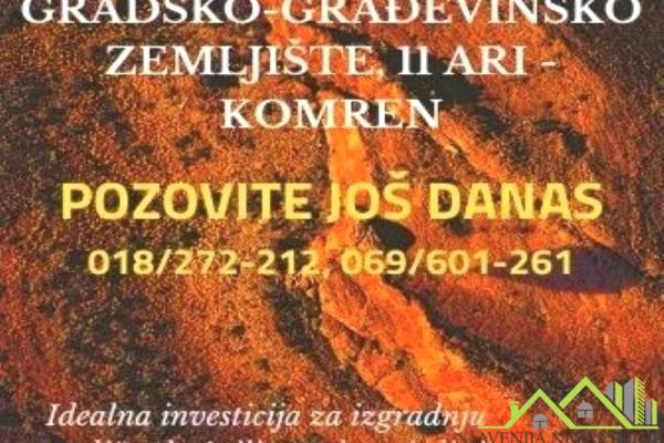 prodaja, plac,
gornji-komren-crveni-krst-nis, 478704, plac
