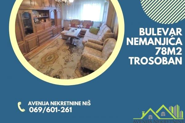 prodaja, stanova,
bulevar-nemanjica-medijana-nis, 477943, trosoban