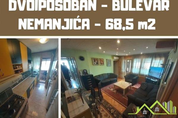 prodaja, stanova,
bulevar-nemanjica-medijana-nis, 478362, dvoiposoban