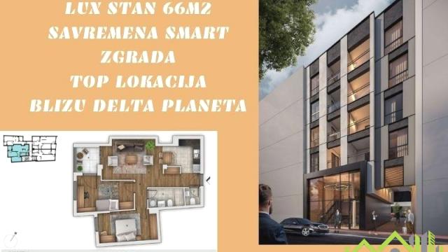 Stan, Dvoiposoban, Prodaja, 66m2, Bulevar Nemanjica, Medijana, Niš