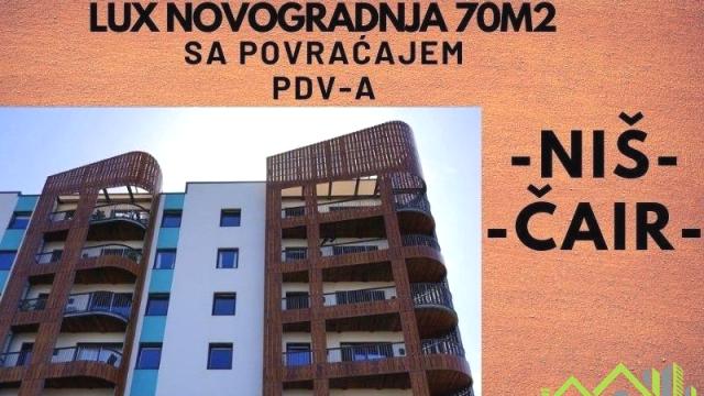 Stan, Dvoiposoban, Prodaja, 70m2, Čair, Medijana, Niš