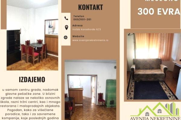 izdavanje, stanova,
centar-medijana-nis, 478783, dvoiposoban