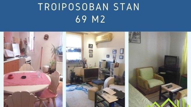 Stan, Troiposoban, Prodaja, 69m2, Duvanište, Medijana, Niš