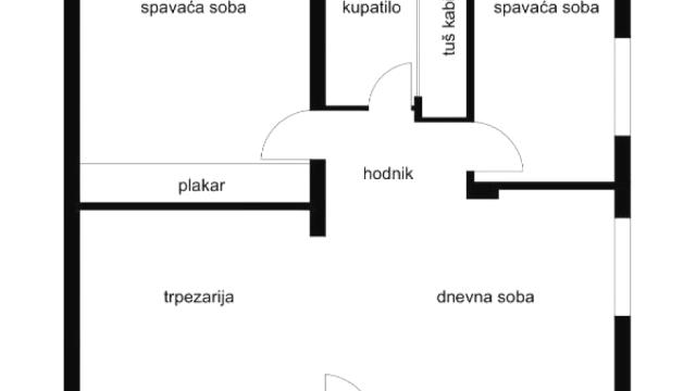 Stan, Trosoban, Prodaja, 68m2, Golf, Čukarica, Kraljice Katarine