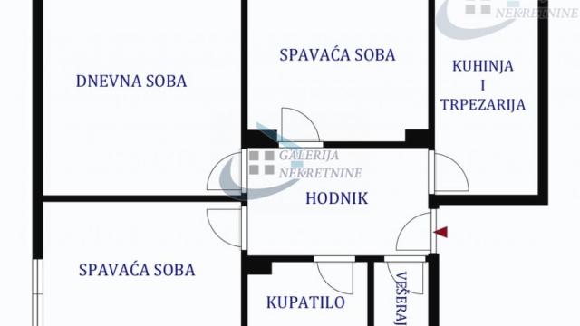 Stan, Trosoban, Prodaja, 60m2, Braće Jerković, Voždovac, Meštrovićeva