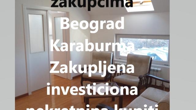 Stan, Trosoban, Prodaja, 52m2, Prodaja stana sa zakupcima Beograd Karaburma