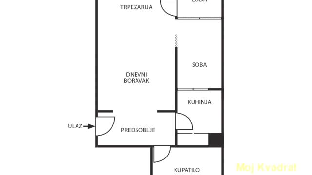 Stan, Jednoiposoban, Prodaja, 41m2, Novo Skojevsko naselje, Rakovica, Luke Vojvodića