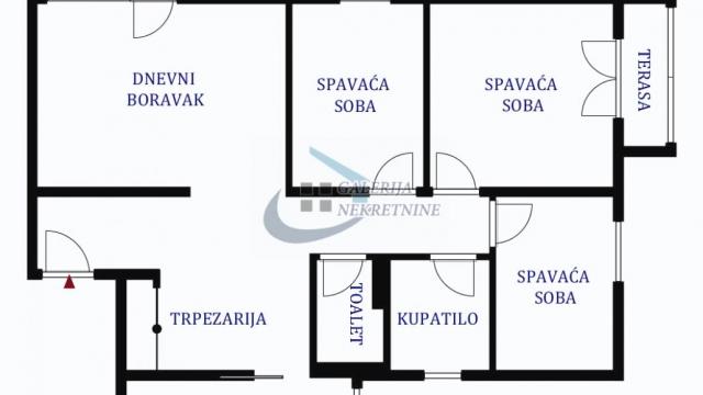 Stan, Troiposoban, Prodaja, 89m2, Labudovo brdo, Rakovica, 11. krajiške divizije