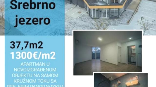 Stan, Jednoiposoban, Prodaja, 38m2, Srebrno jezero, Okolno mesto, Jezerska