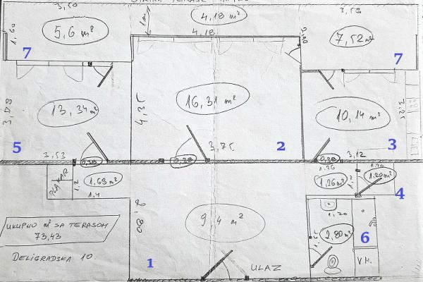 prodaja, stanova,
slavija-vracar-beograd, 565205, dvosoban-deligradska