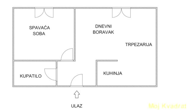 Stan, Dvosoban, Prodaja, 53m2, Crveni krst, Vračar, Jovana Rajića