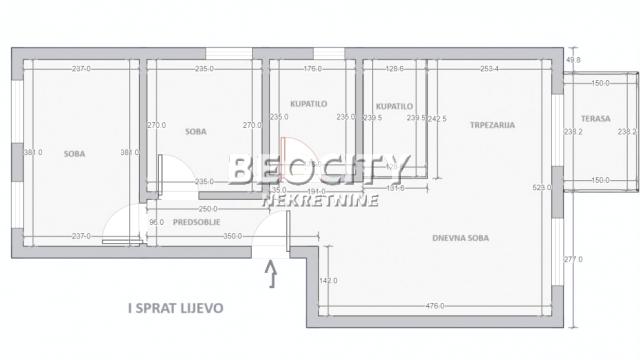 Stan, Dvoiposoban, Prodaja, 52m2, Bele vode, Čukarica, Palisadska 2.deo 