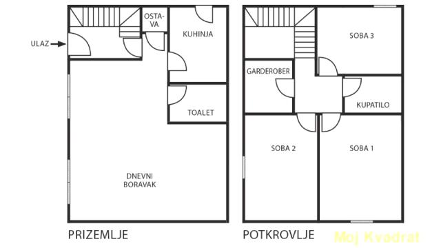 Kuća, četvorosoban, Prodaja, 100m2, Dorćol, Stari grad, Gospodar Jovanova