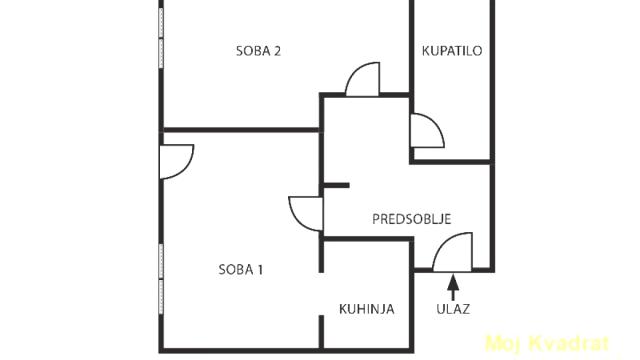 Stan, Dvosoban, Izdavanje, 41m2, Veliki Mokri Lug, Zvezdara, Ivana Božića