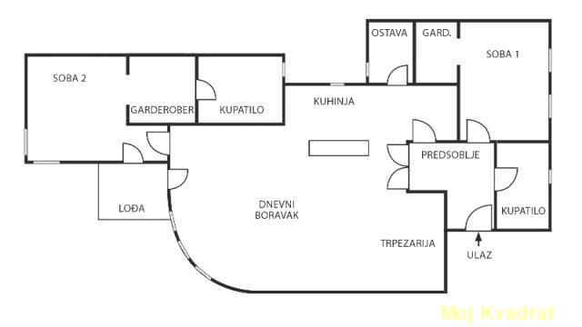 Stan, Trosoban, Prodaja, 103m2, Kalenić pijaca, Vračar, Golsvordijeva