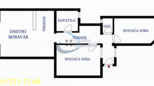 Stan, Dvoiposoban, Prodaja, 49m2, Dorćol, Stari grad, Šantićeva