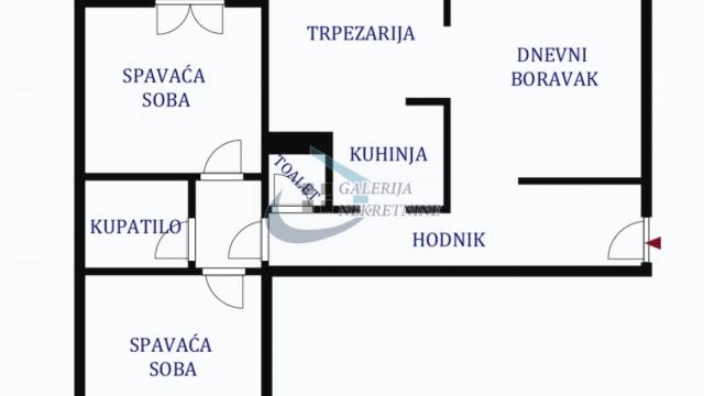 Stan, Trosoban, Prodaja, 89m2, Arena, Novi Beograd, Antifašističke borbe