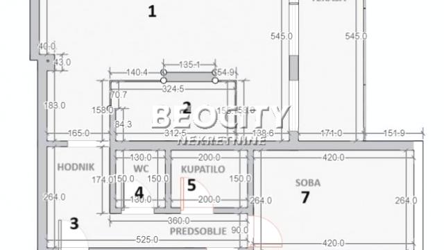 Stan, Trosoban, Prodaja, 75m2, Blok 44 (TC Piramida), Novi Beograd, Gandijeva