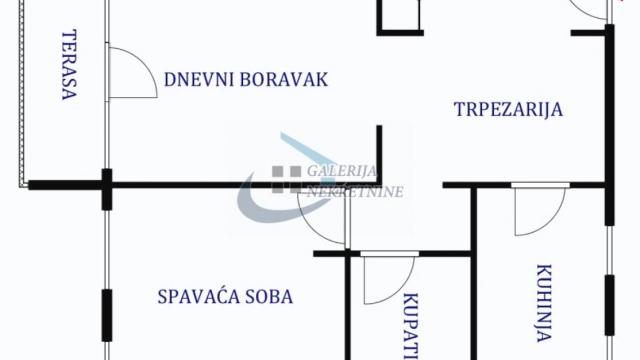 Stan, Dvosoban, Izdavanje, 54m2, Blok 70a, Novi Beograd, Dr. Agostina Neta