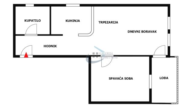 Stan, Jednoiposoban, Prodaja, 40m2, Kneževac, Rakovica, Slavka Rodića