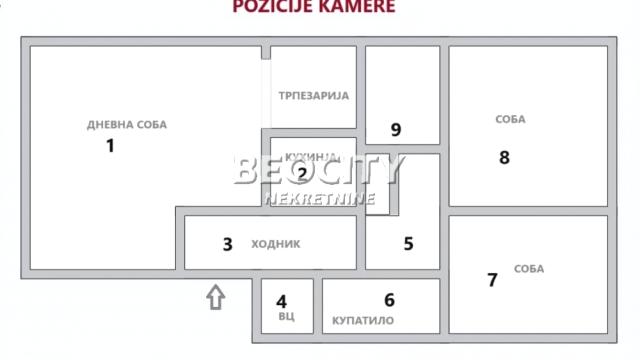 Stan, četvorosoban, Izdavanje, 110m2, Poštanska štedionica, Palilula, Cvijićeva 