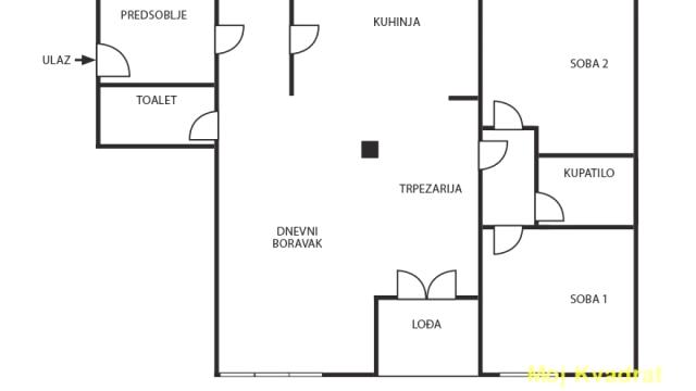 Stan, Trosoban, Prodaja, 92m2, Medaković 3, Voždovac, Braće Srnić