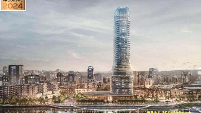 Stan, Trosoban, Prodaja, 87m2, Beograd na vodi, Savski venac, BW St. Regis Residences (The Belgrade Tower)