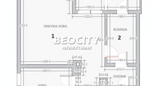 Stan, Dvosoban, Prodaja, 60m2, Mirijevo, Zvezdara, 16. oktobra